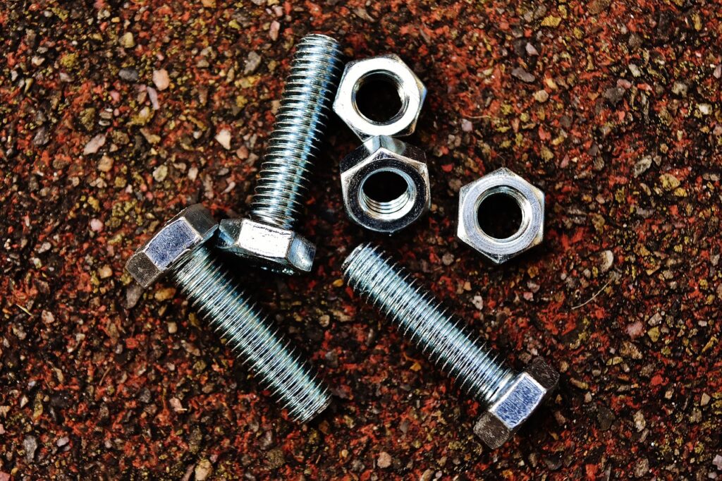 screw, nuts, hex bolt